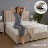 TheTopBed LUXURY OTTOMAN STORAGE PANEL BED – PLUSH VELVET UPHOLSTERED FRAME (DOUBLE & KING SIZE)