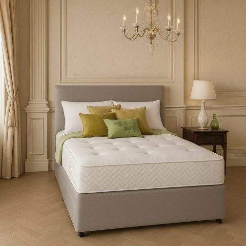 The Top Bed MEMORY FOAM DIVAN BED SET WITH MATTRESS AND HEADBOARD – 3FT, 4FT6 Double, 5FT King - Image 2