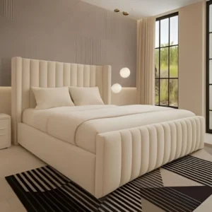 Luxury Plush Velvet Ottoman Storage Bed with Mattress – Double to Super King
