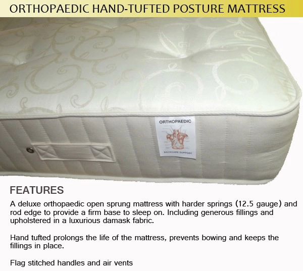Firm Orthopaedic Open Coil Spring Mattress - Image 2