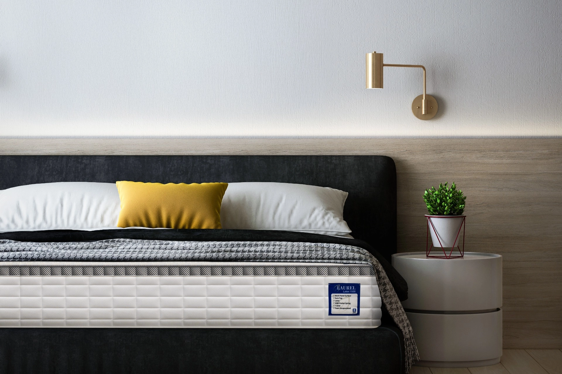 Laurel Latex 7 Zone Hybrid Super Posture Support Mattress - Image 2