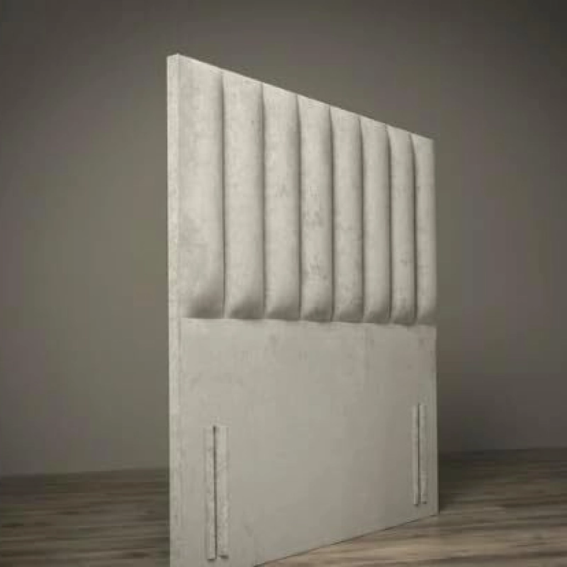 Modern Upholstered Fabric Floor Standing Bed Headboard - Image 3