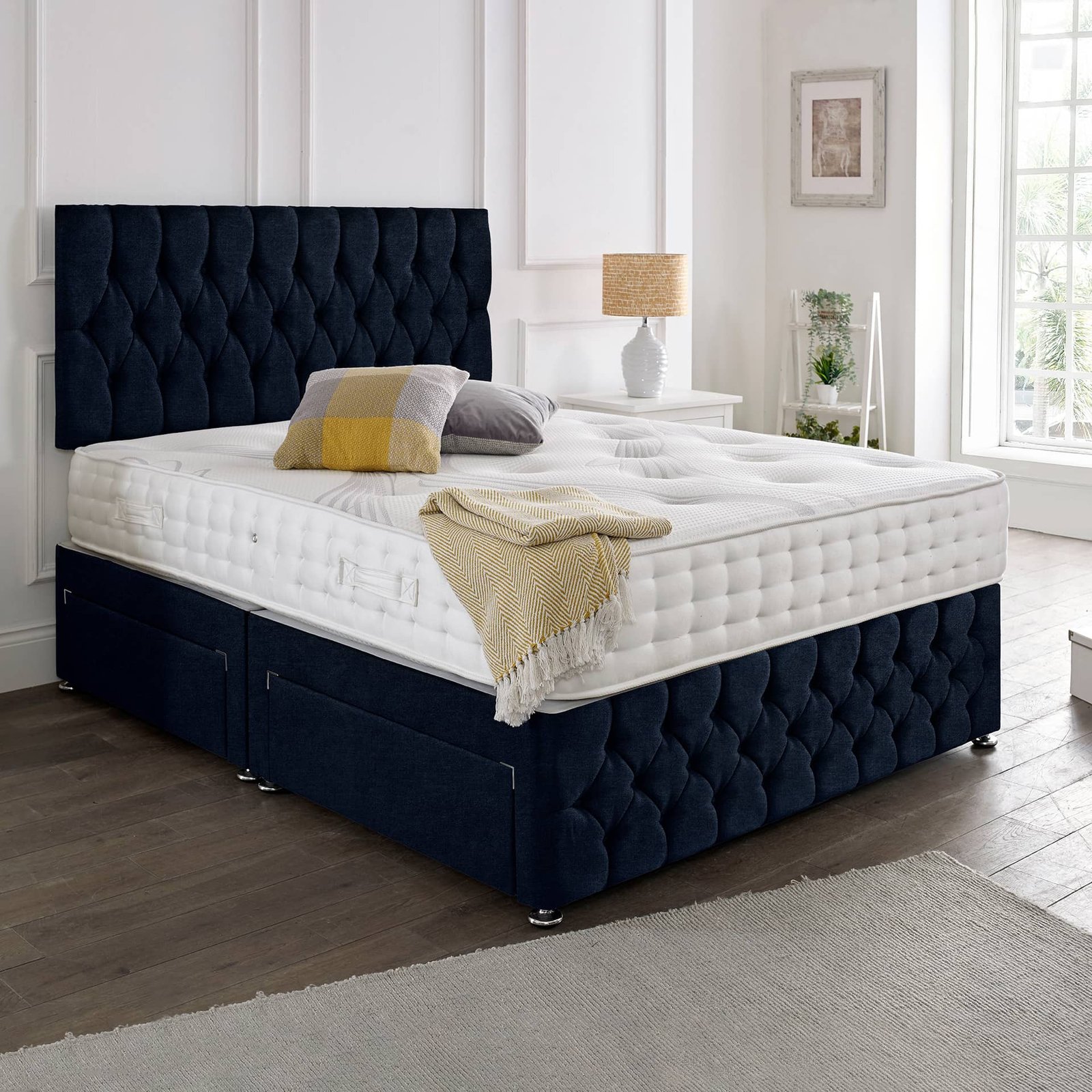 Beirut Matching Headboard & Footboard Divan Set – Bold Style & Complete Support - Image 2