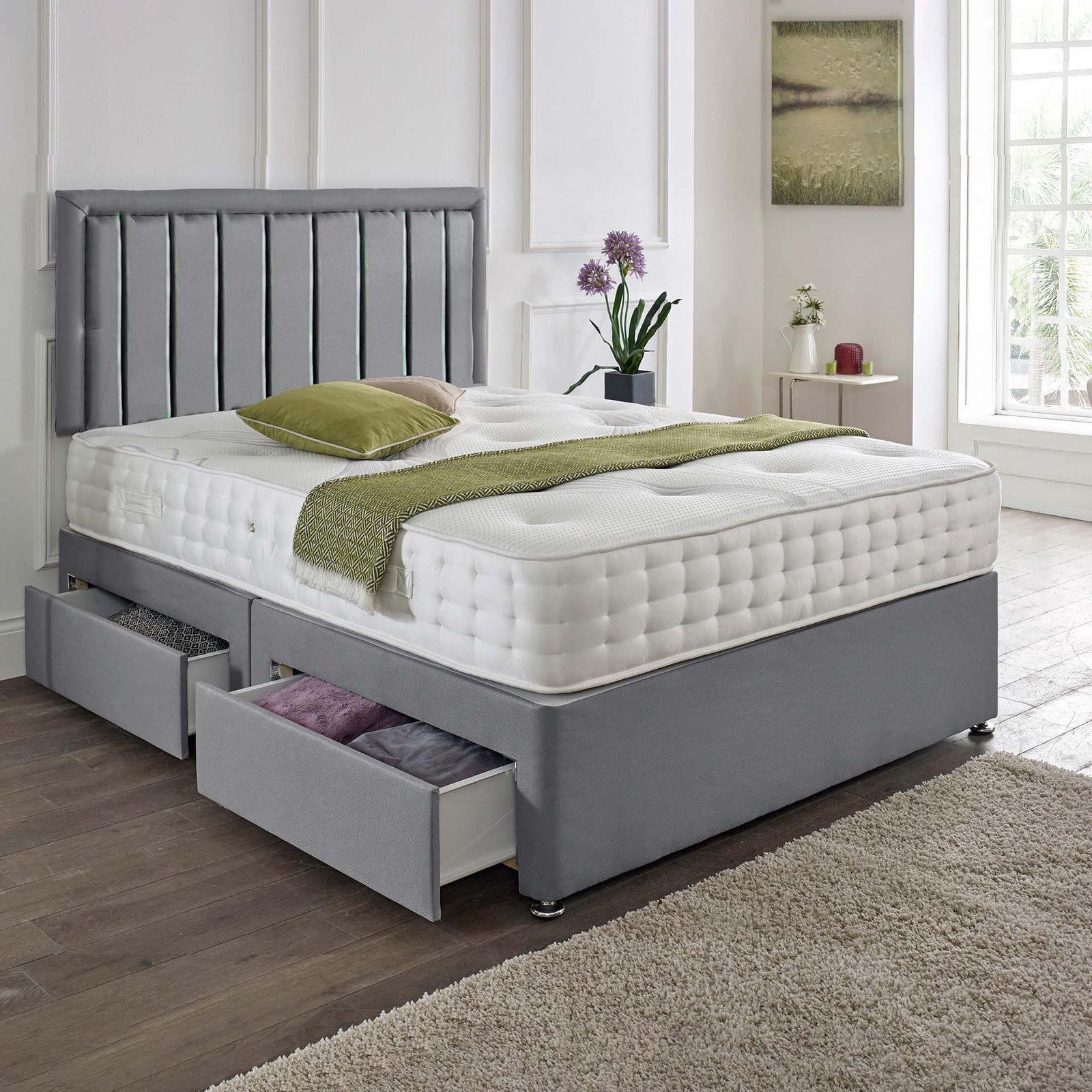 Cairo Headboard Divan Set – Refined Classic Styling & Lasting Comfort