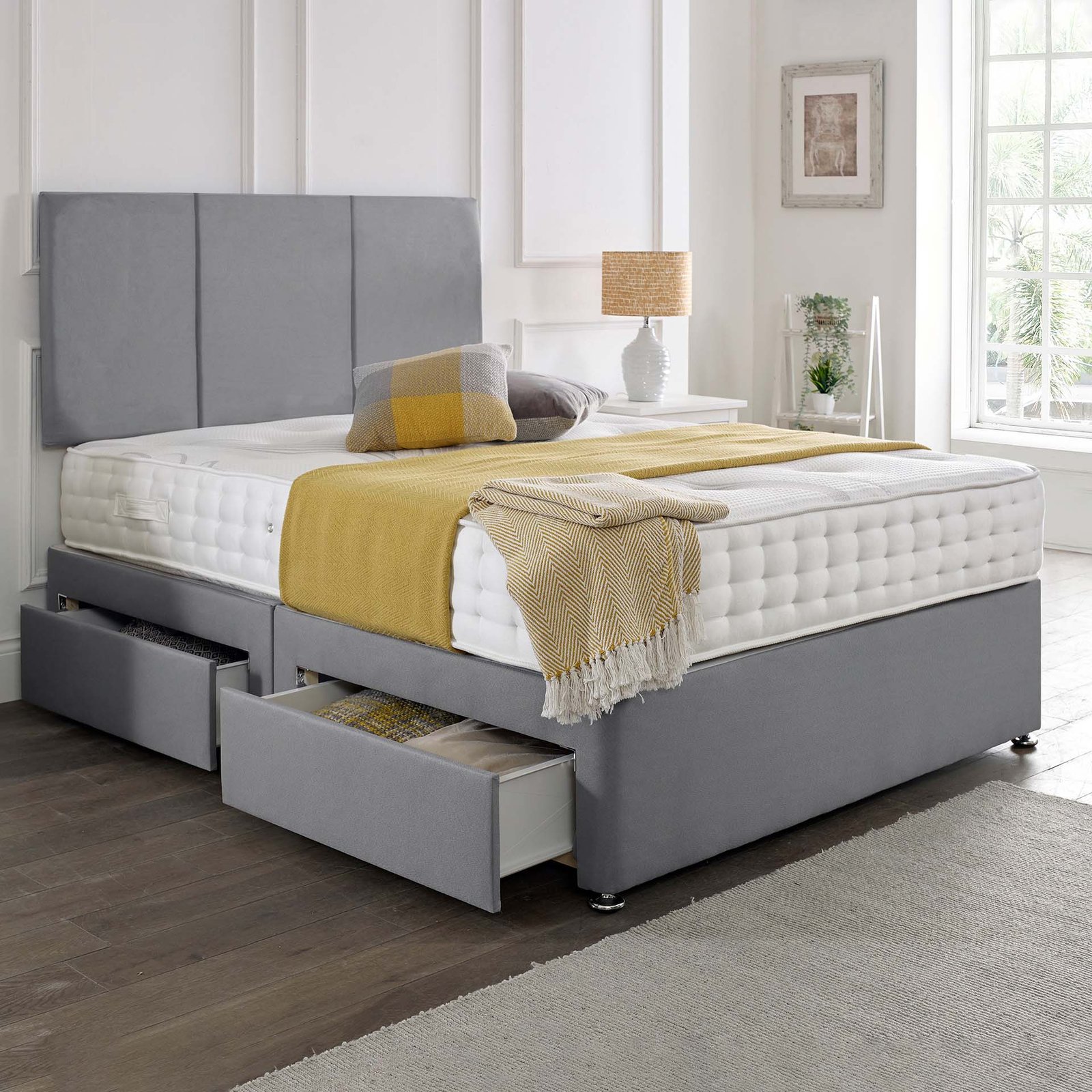Chelsea Headboard Divan Set – Understated Elegance & Smart Storage