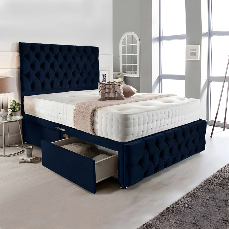 Chesterfield Divan Bed Set – Grand Luxury & Integrated Storage - Image 2
