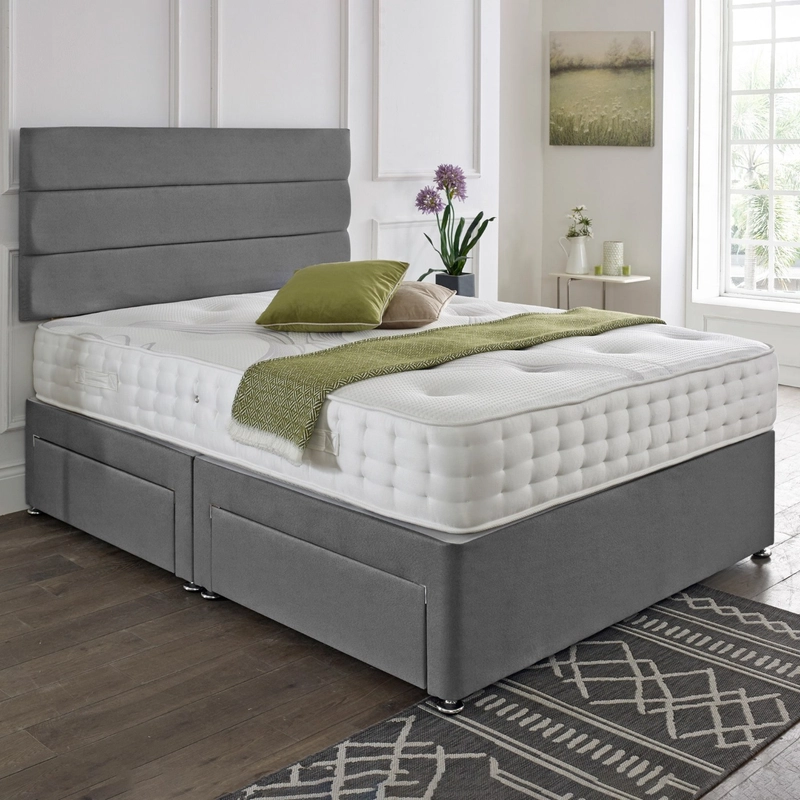 Dublin Vintage Scroll Divan Headboard - Image 8