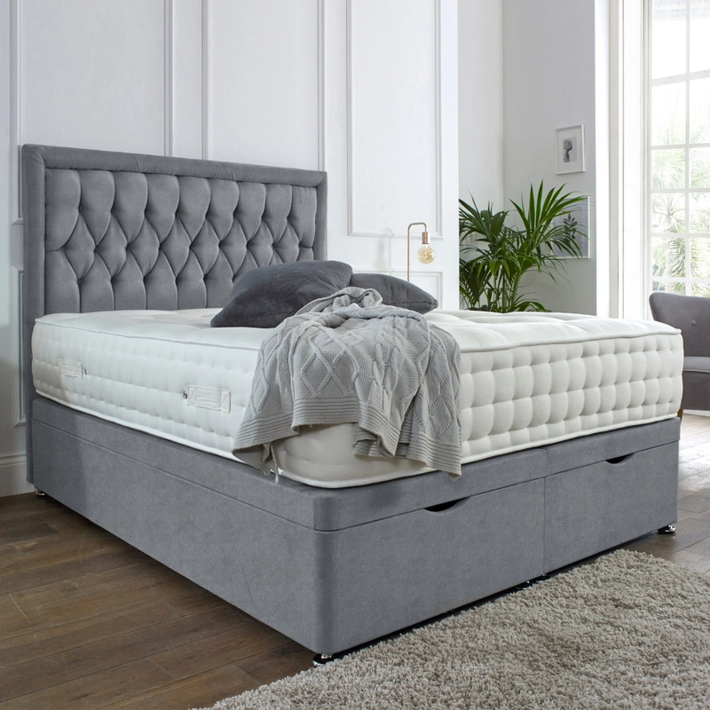 Lisbon Headboard Divan Set | Contemporary Style & Optional Storage - Image 3