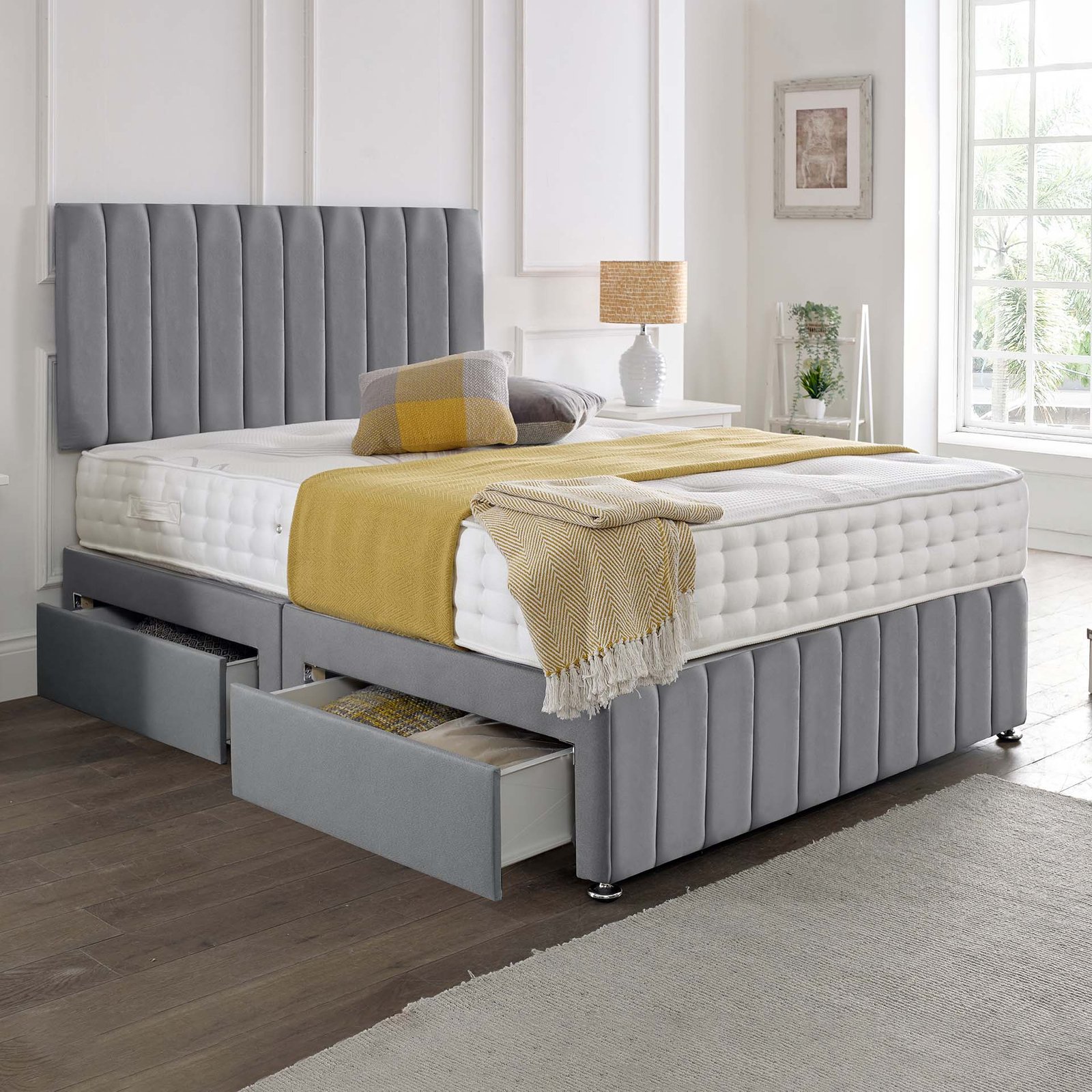 Oslo Matching Headboard & Footboard Divan Set – Sleek Modernity & Cohesive Elegance