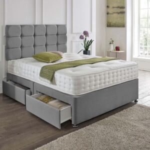 Rio Headboard Divan Set | Modern Comfort & Optional Storage
