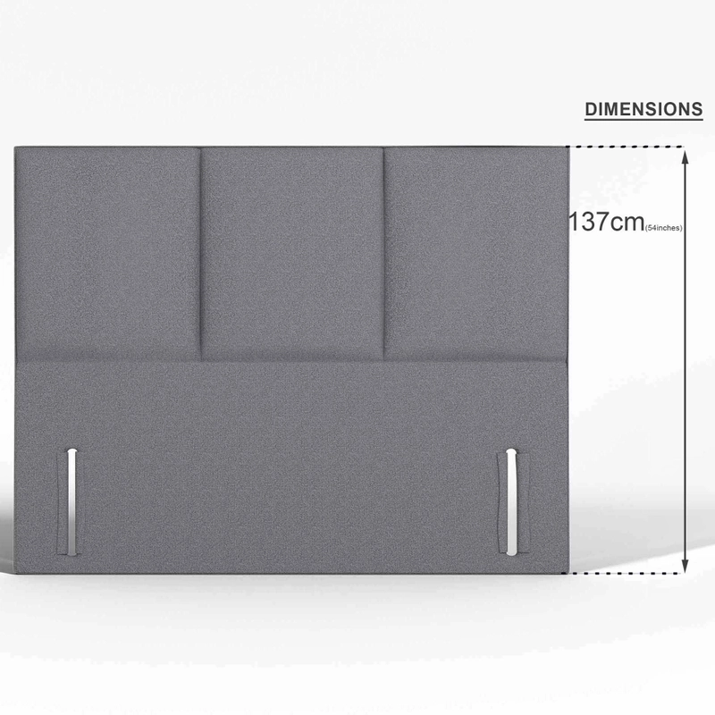 Rome Floor Standing Upholstered Fabric Headboard - Image 2