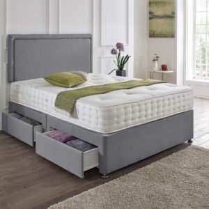 Seoul Headboard Divan Set – Modern Minimalism & Smart Functionality