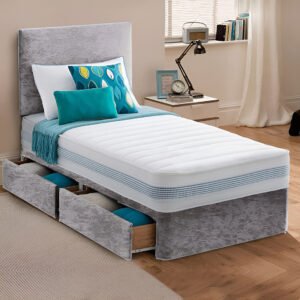 Single Divan Bed Set – Sleek Practicality & Tailored Comfort