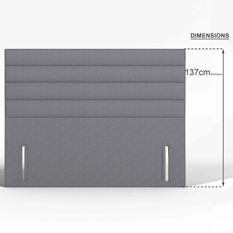Vienna Floor Standing Upholstered Fabric Headboard - Image 2
