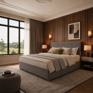 Zanzibar Headboard Divan Bed Set | Premium Timber Base & Custom Mattress Options