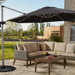3.5M Cantilever Parasol – Dark Grey