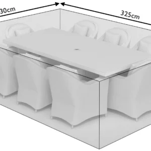 325cm All-Weather Rectangle Large Dining Set Cover