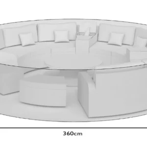 360cm All-Weather Large Arc Set Cover