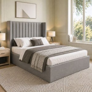 Alura Ottoman Storage Bed – Grand Luxury Silhouette & Heavy-Duty Gas-Lift Utility