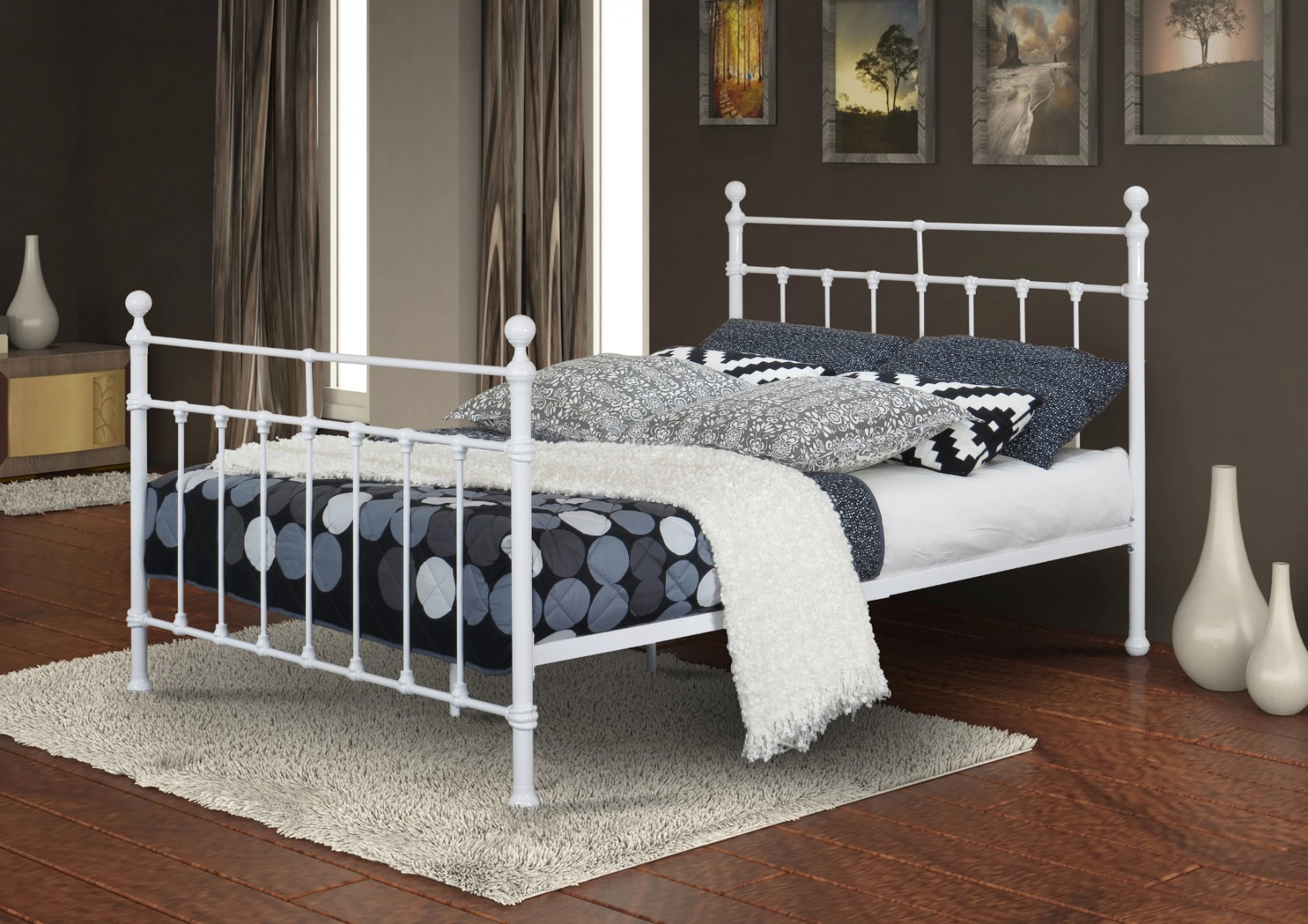 Ava Bed Frame – Elegant Minimalist Lines & Robust Steel Engineering