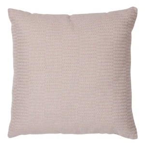 Blush Pink Hand-Woven Accent Cushion (45x45cm)
