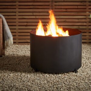 Freestanding Round Fire Pit Table