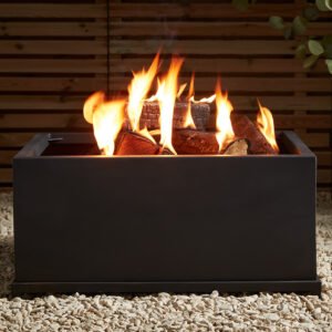 Freestanding Square Fire Pit Table