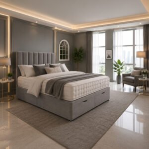 Henley Ottoman End Lift Storage Divan Bed – Effortless Functionality & Superior Stability
