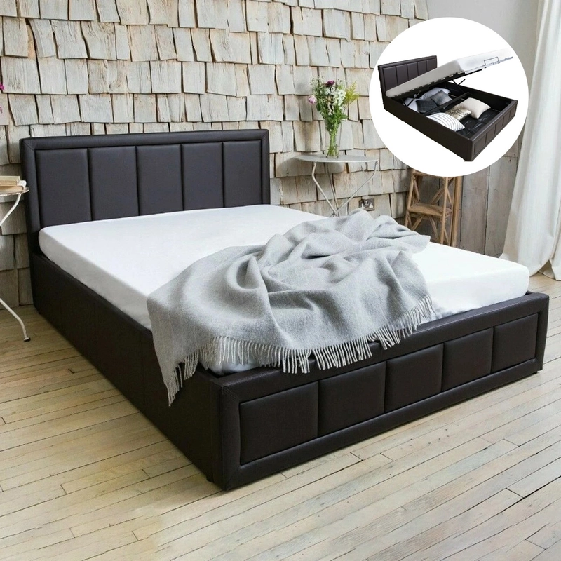 Hiley Ottoman Bed – Refined Modern Styling & Heavy-Duty Gas-Lift Storage - Image 2