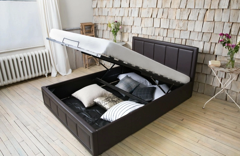 Hiley Ottoman Bed – Refined Modern Styling & Heavy-Duty Gas-Lift Storage - Image 3
