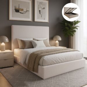 Kairo Ottoman Storage Bed – Sleek Modern Aesthetics & Heavy-Duty Gas-Lift Utility