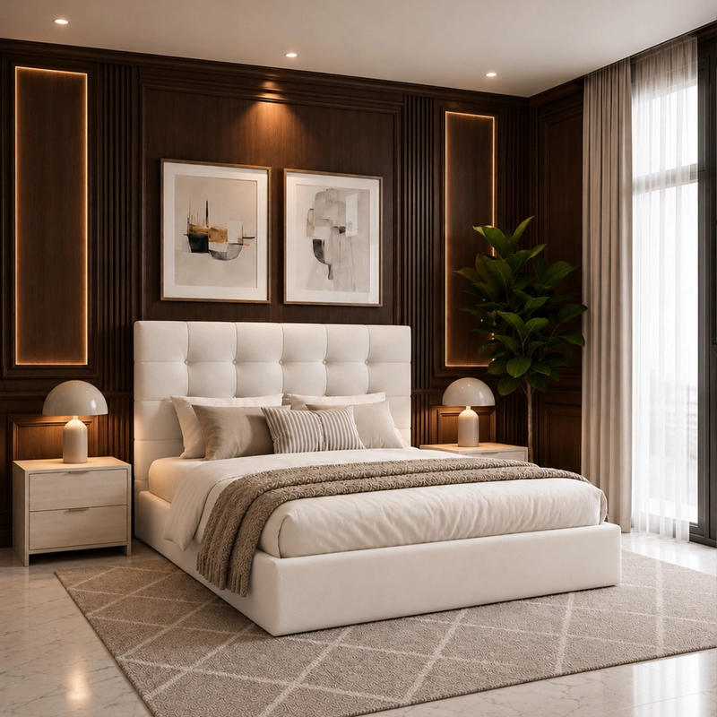 Lima Ottoman Storage Bed – Contemporary Tailored Lines & Heavy-Duty Gas-Lift Storage - Image 4