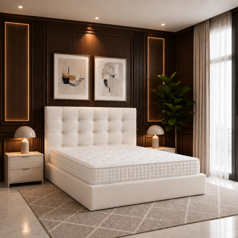 Lima Ottoman Storage Bed – Contemporary Tailored Lines & Heavy-Duty Gas-Lift Storage - Image 3