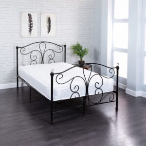 Maureen Bed Frame – Minimalist Geometric Styling & Robust Steel Construction