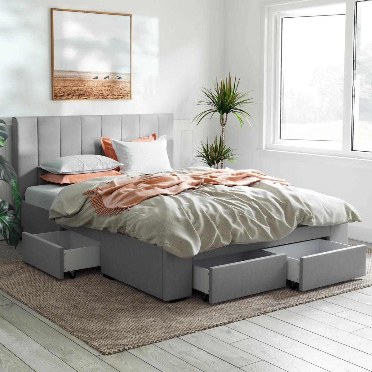 Orion Four Drawer Storage Bed – Space-Saving Luxury & Customer-Favorite Design