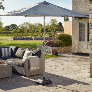 Premium Light Grey Table Parasol