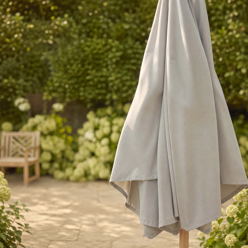 Premium Light Grey Table Parasol - Image 4