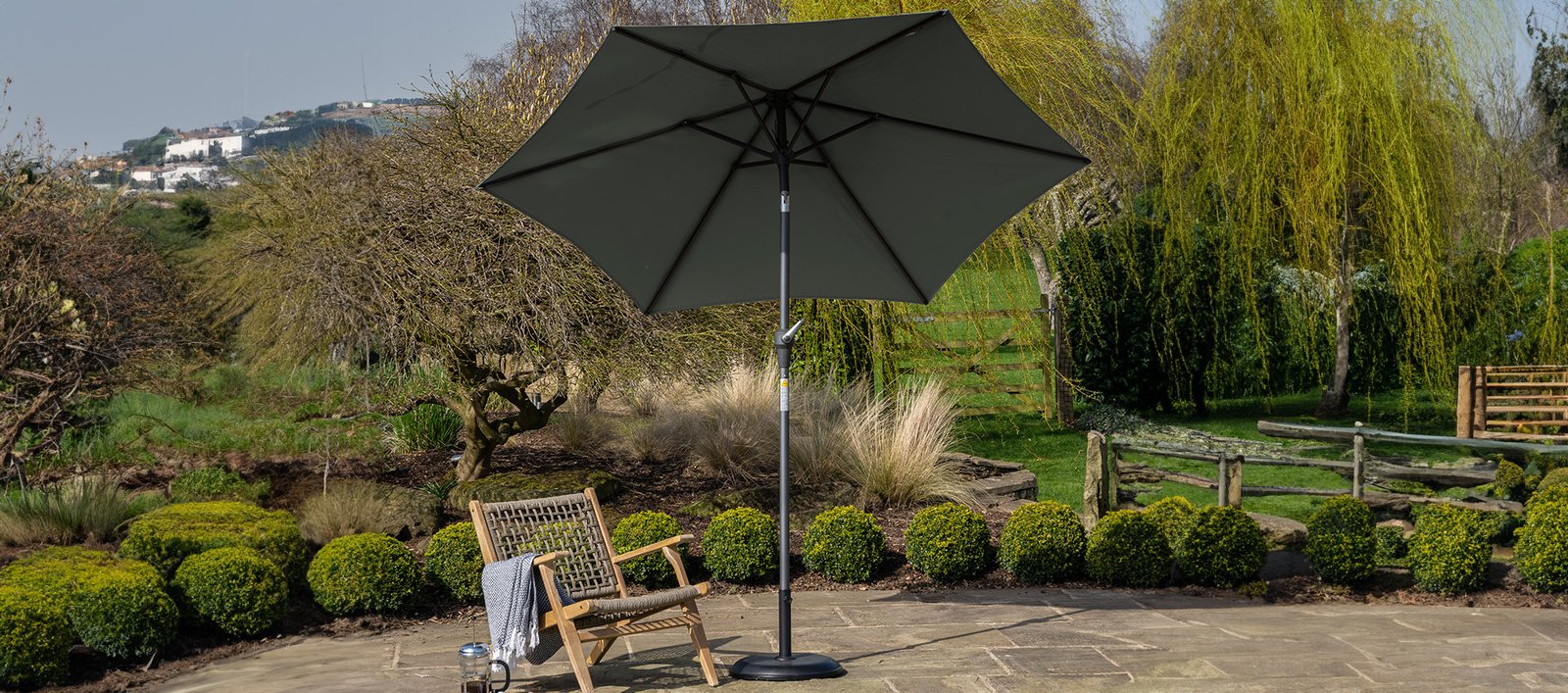 Premium Olive Table Parasol