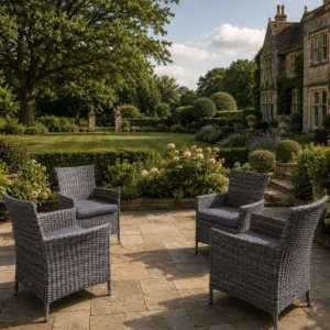 The Aria Premium All-Weather Woven Patio Dining Chairs