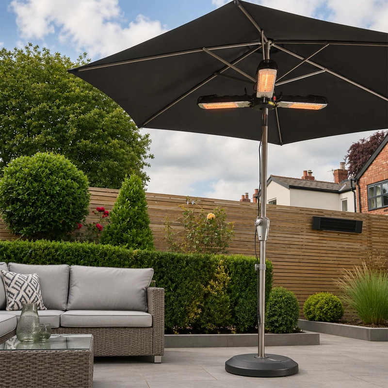 The Halo 2000W Multi-Directional Electric Parasol Heater - Image 2