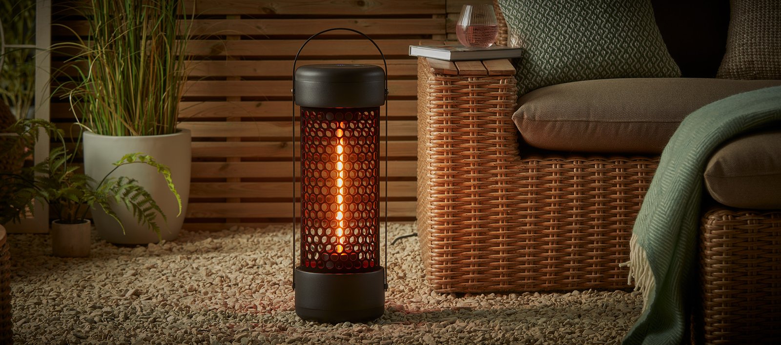 The Lantern 1200W Instant Electric Patio Heater