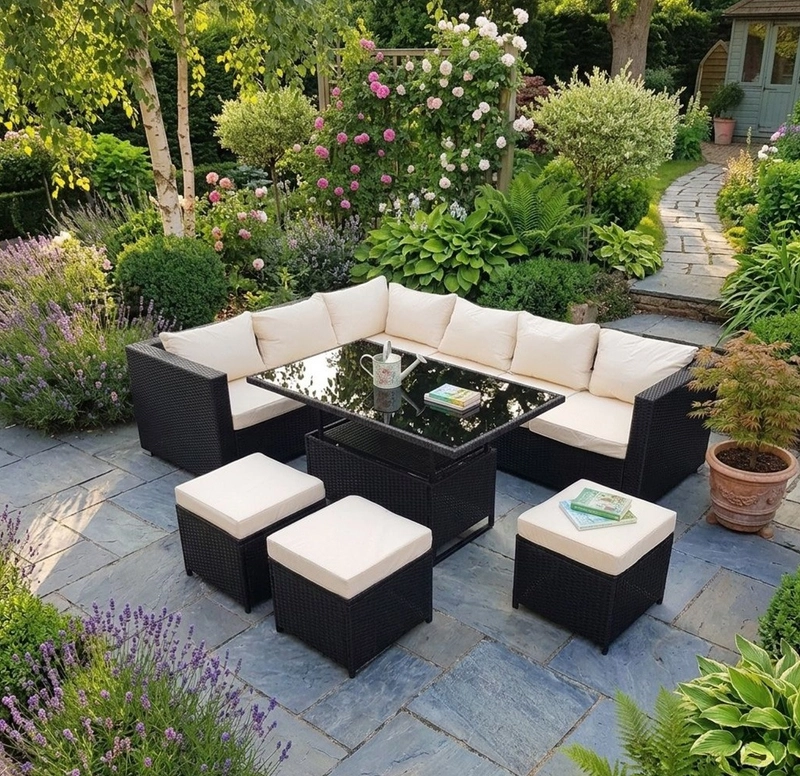 The Serenity 9-Piece Grand Corner Lounge & Dining Suite - Image 3