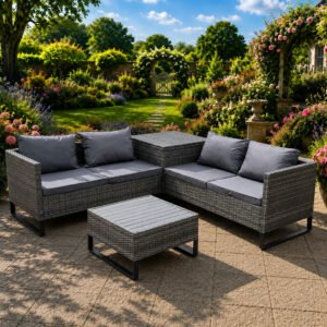 The Sophia Premium Modular Corner Lounge & Storage Set