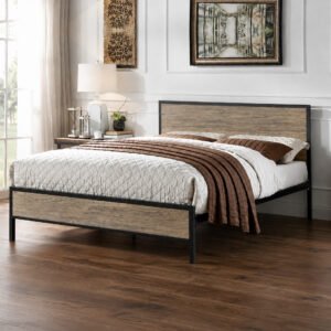 Victor Black Bed Frame – Sleek Contemporary Style & Robust Steel Engineering