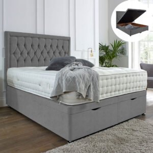 Windsor Ottoman End Lift Storage Divan Bed – Ultimate Storage & Modern Elegance
