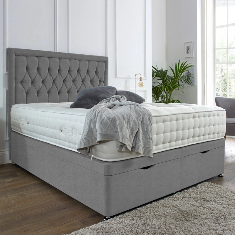 Windsor Ottoman End Lift Storage Divan Bed – Ultimate Storage & Modern Elegance - Image 2